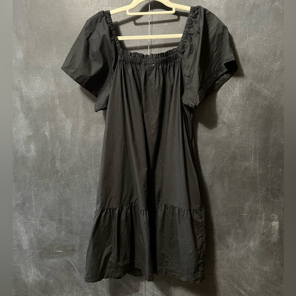 Gap Flutter Sleeve Mini Dress - Black - Picture 3 of 10